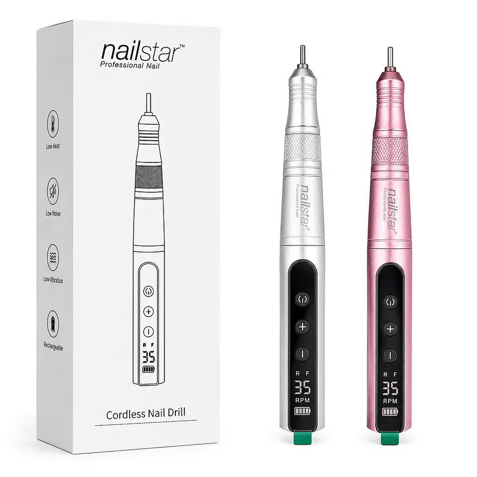 Torno Para Uñas Inalambrico 35.000RPM NailStar 1