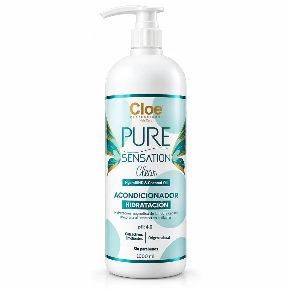 Acondicionador Pure Sensation Clear Hidratación Cloe 1000ml 1