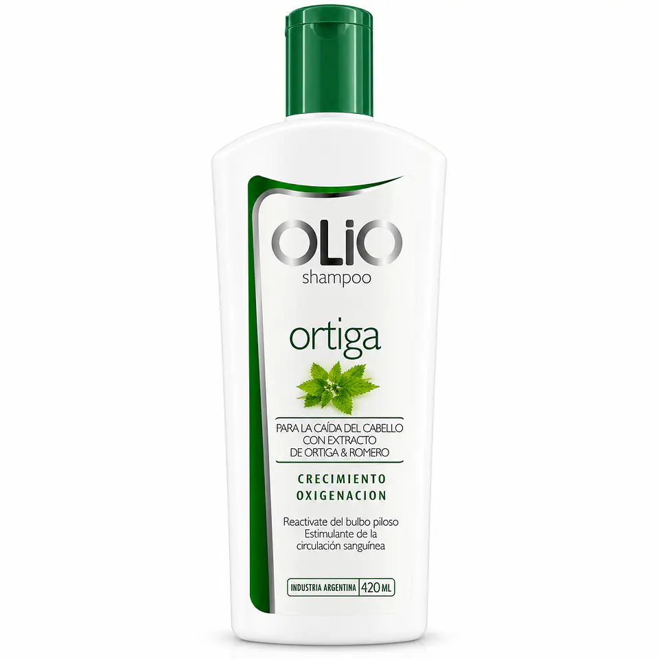 Shampoo Ortiga Con Extracto De Romero Olio 420ml 1
