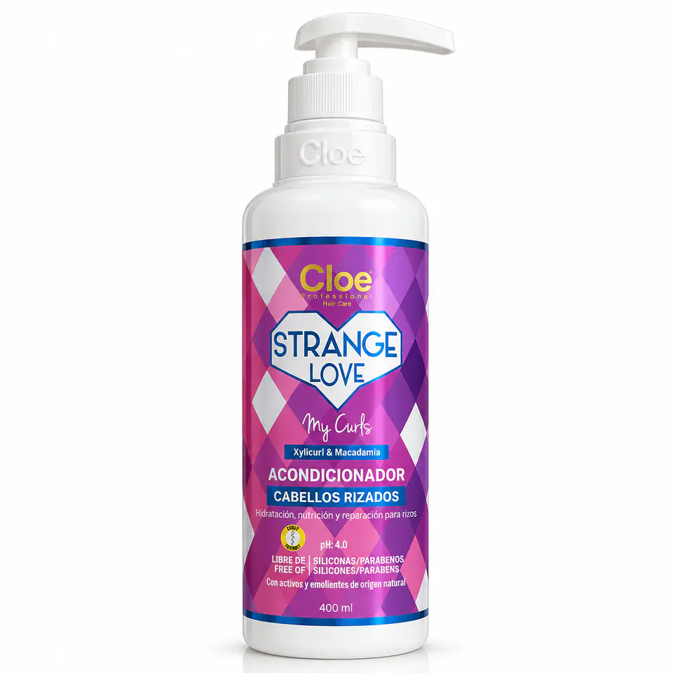 Acondicionador Strange Love Cabello Rizados Cloe 400ml 1