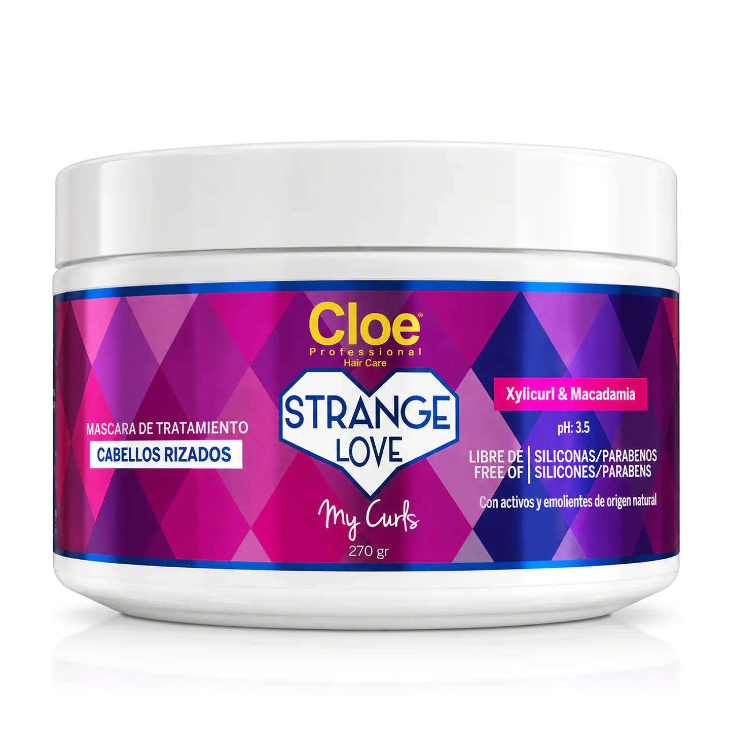 Mascara De Tratamiento Strange Love Cabello Rizados Cloe 270gr 1