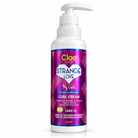 Crema Strange Love Curl Cream Leave In Cloe 250ml
