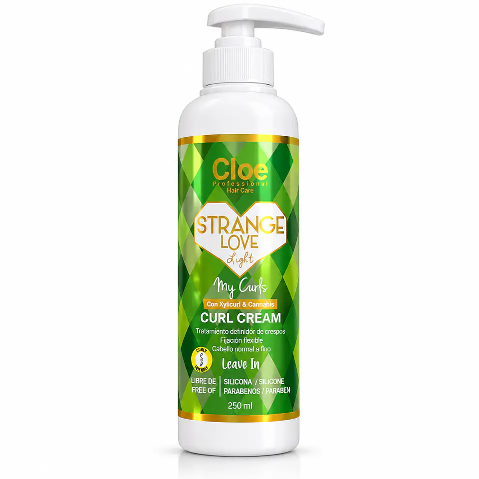 Crema Strange Love Light Curl Cream Leave In Cloe 250ml 1