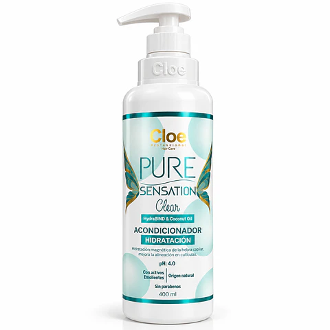 Acondicionador Pure Sensation Clear Hidratación Cloe 400ml