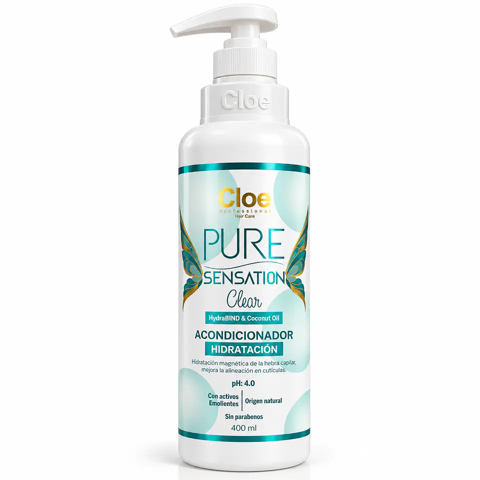 Acondicionador Pure Sensation Clear Hidratación Cloe 400ml 1