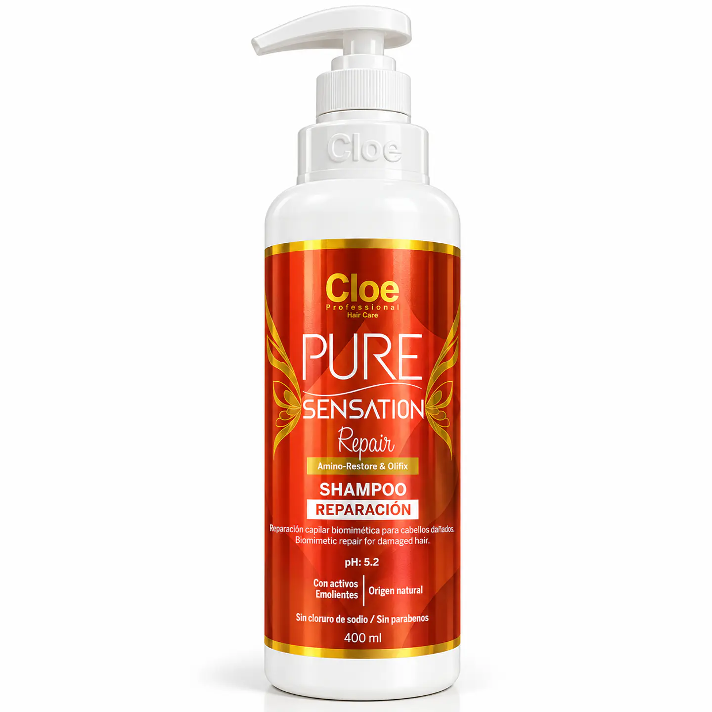 Shampoo Pure Sensation Repair Reparación Cloe 400ml 1