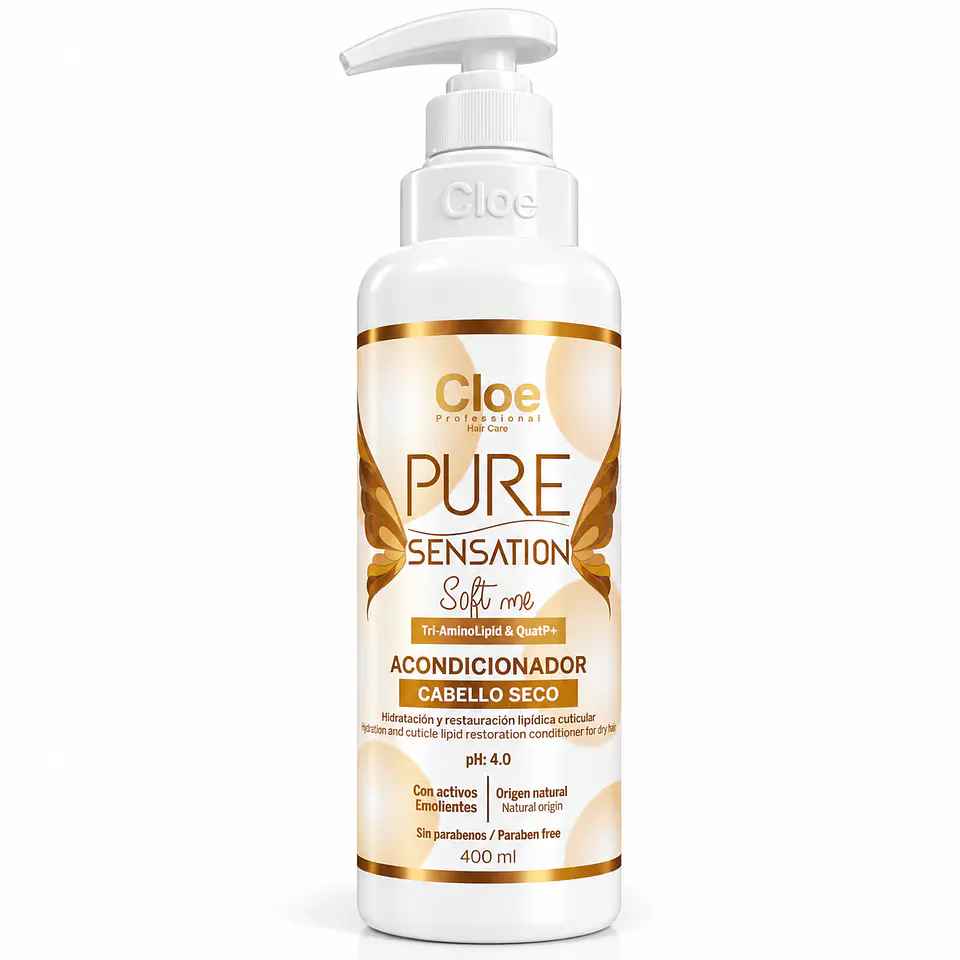 Acondicionador Pure Sensation Soft Me Cabello Seco Cloe 400ml 1