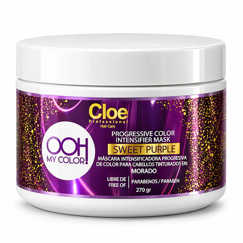 Mascara Matizador Ohh My Color Sweet Purple Cloe 270gr