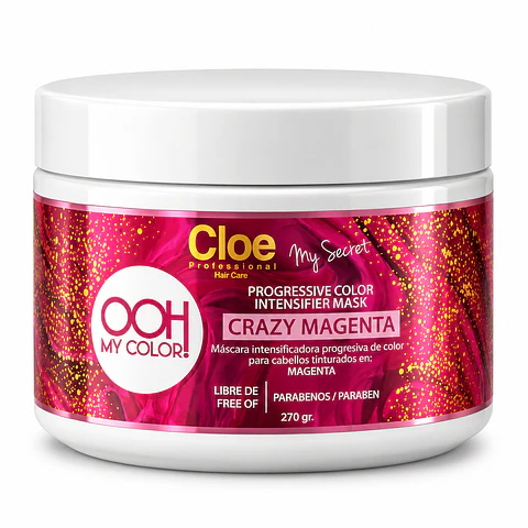 Mascara Matizador Ohh My Color Crazy Magenta Cloe 270gr