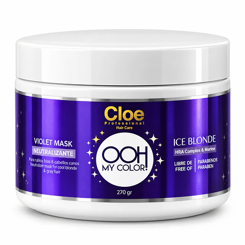 Mascara Matizador Ohh My Color Ice Bonde Cloe 270gr