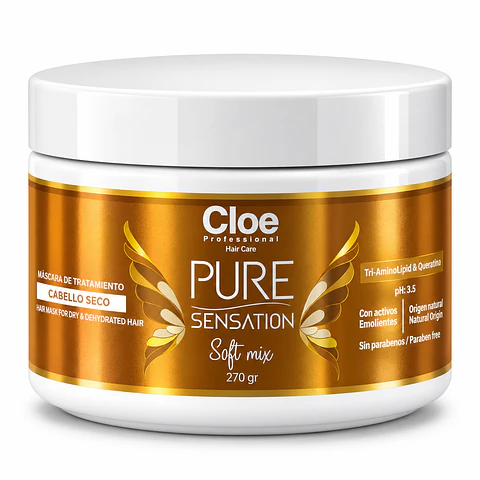 Mascarilla Pure Sensation Soft Me Cabello Seco Cloe 270gr
