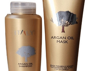 Shampoo Y Mascara Argan Italy Color Formato 300 Ml Y 250 Ml 