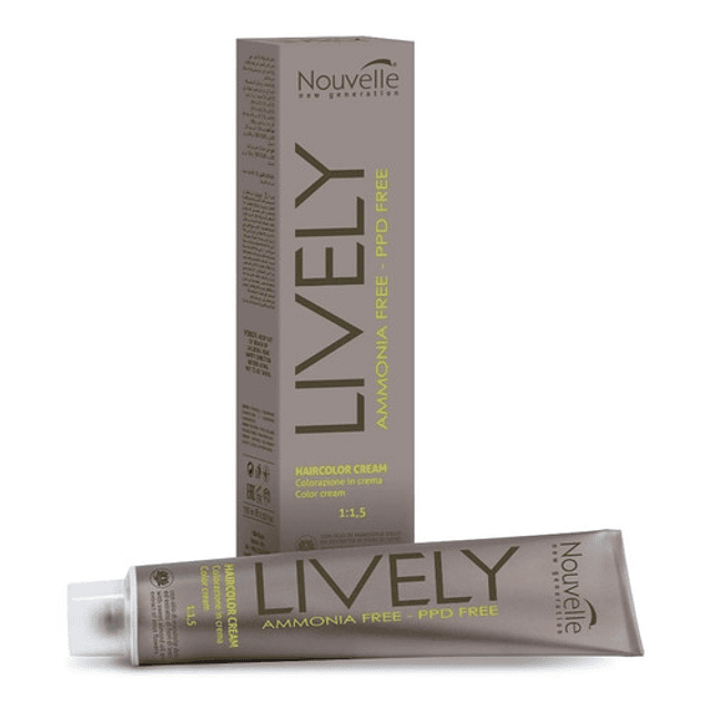 Tintura Nouvelle Sin Amoniaco Lively 100 Grs