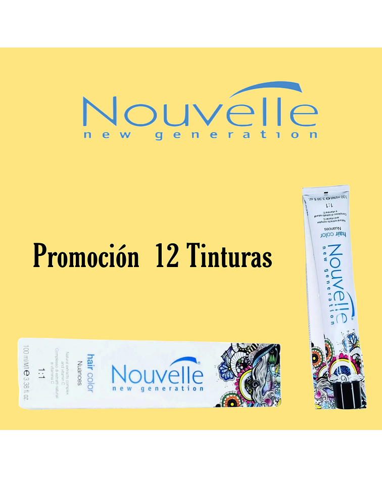 Promoción 12 Tinturas Nouvelle 