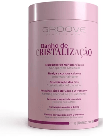 Tratamiento Capilar Baño de Cristalización 1 kilo Groove