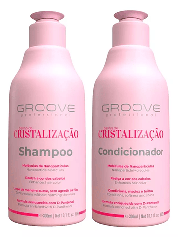 Shampoo + Acondicionador Baño de Cristalización 300 Ml