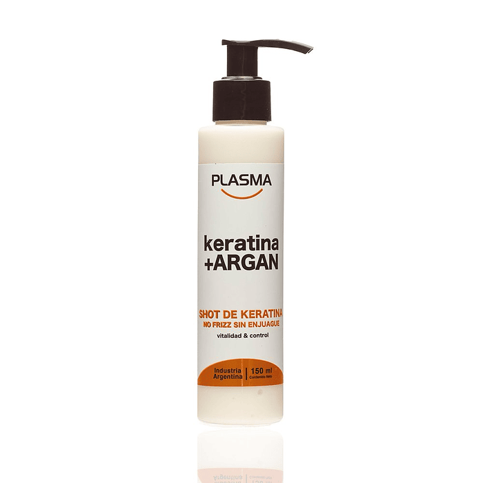 Crema Shot De Keratina  Argan Antifrizz Plasma