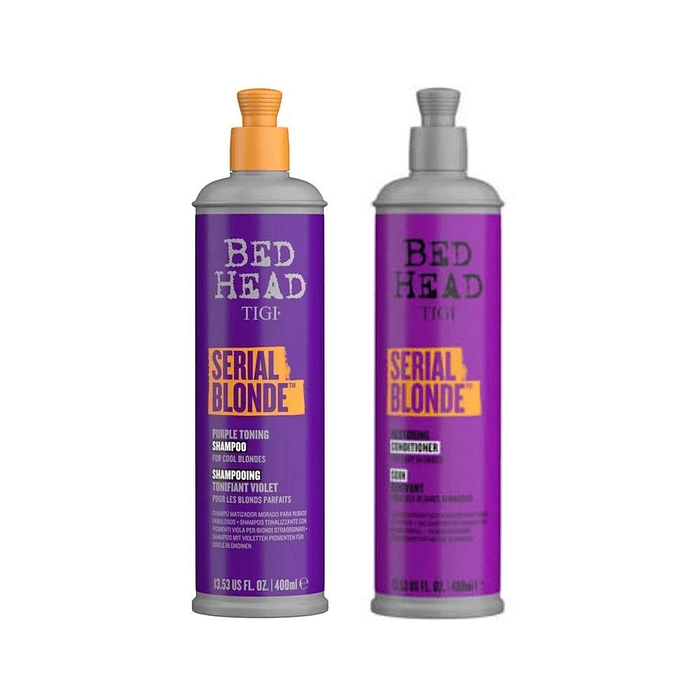 Shampoo y Acondicionador para Rubios Serial Blonde Tigi Bed Head.