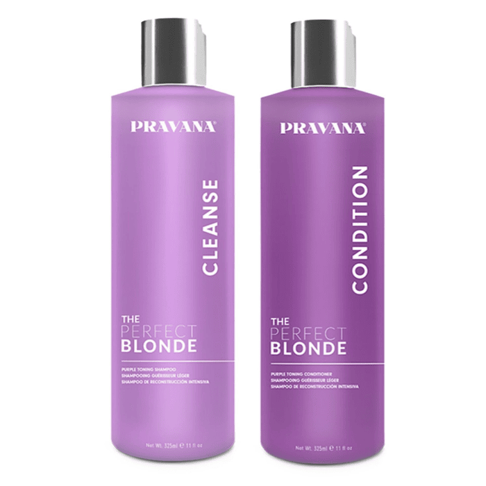 Shampoo y Acondicionador Perfect Blonde Pravana 325 ml