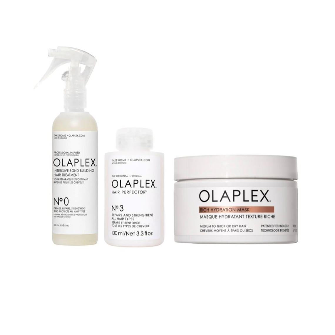 Kit Olaplex Tratamiento intensivo  3 pasos 1