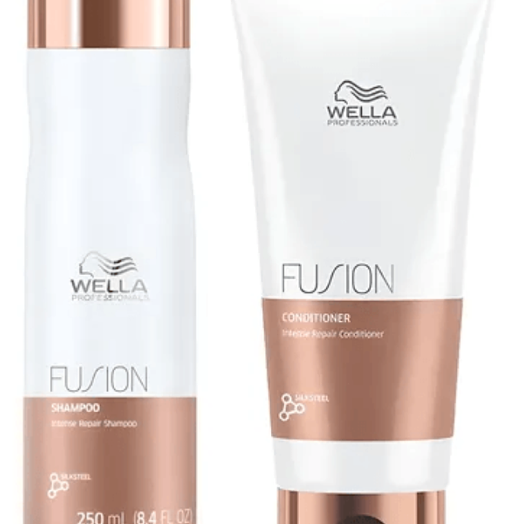 Shampoo y Acondicionador Reparación Fusion wella 1
