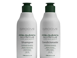Shampoo + Acondicionador Post Quimica Aloe Vera Grooove 300 Ml
