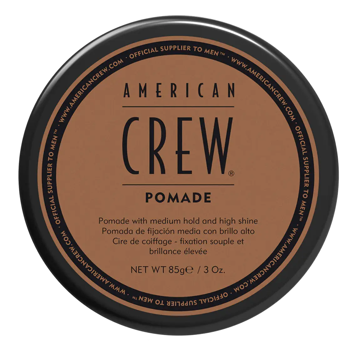 American Crew Pomade 85 grs Fijación Media brillo alto  1