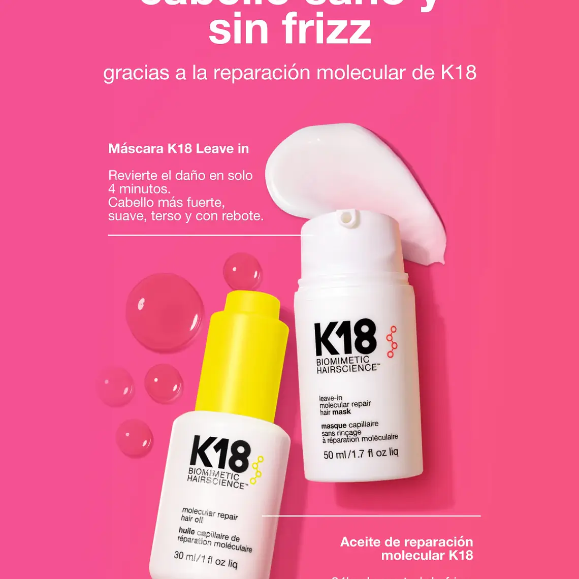 K18 SERUM DE REPARACIÓN MOLECULAR 30 ML 3