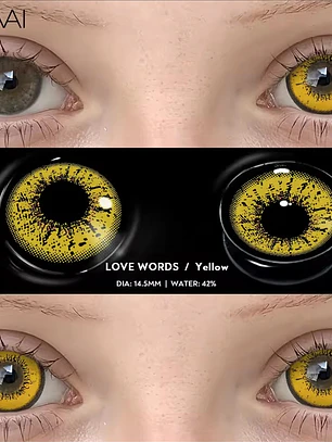 Love Words Yellow