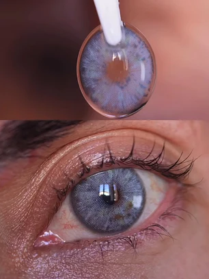 Gemini Ash Blue -Pupila Reducida-