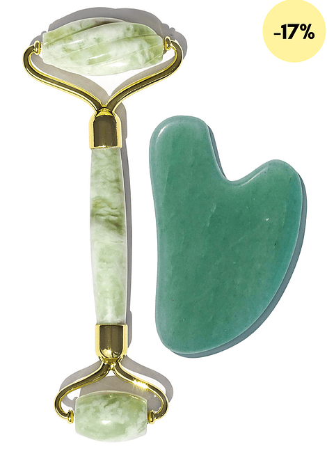 Super Roller Jade + Gua Sha Jade 