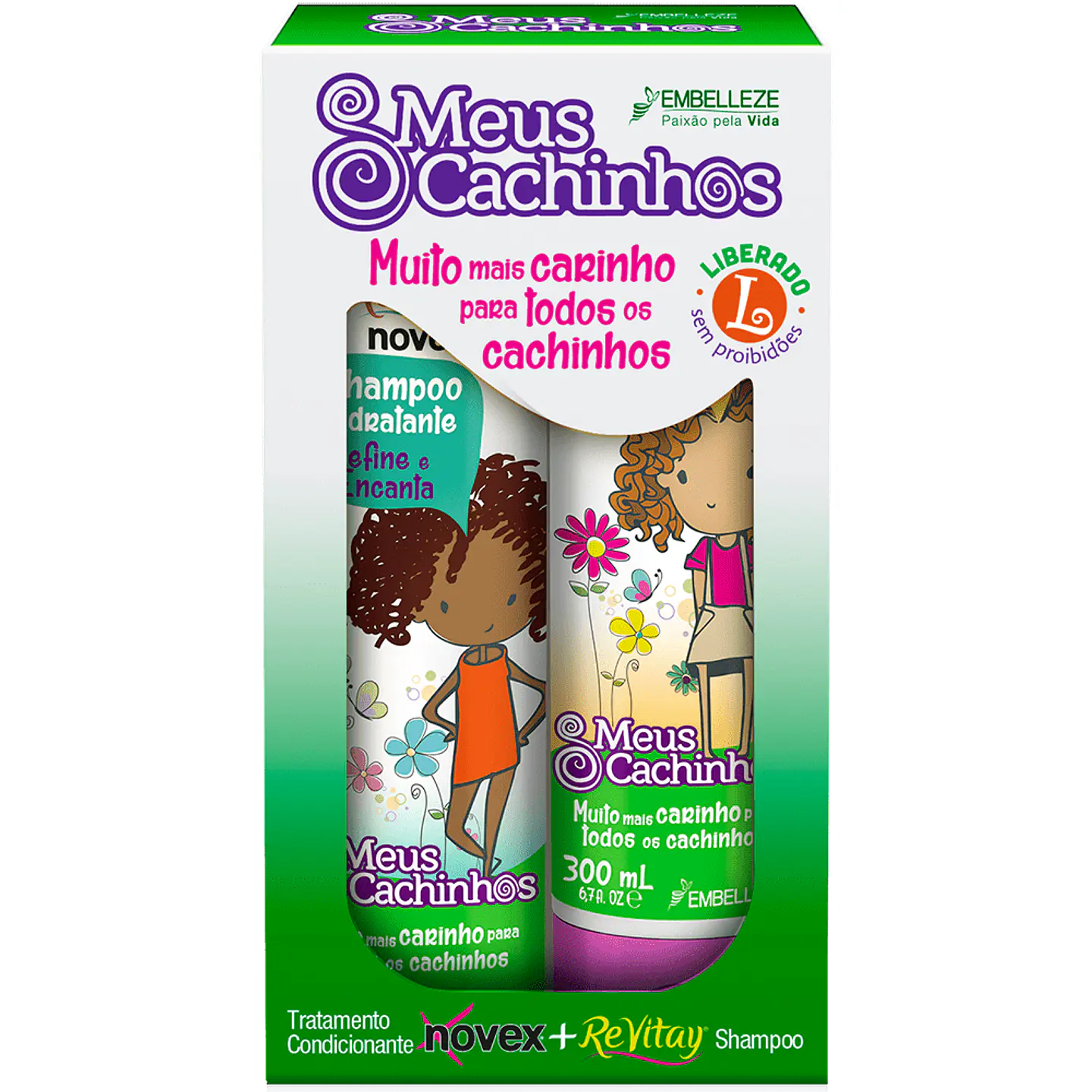 Novex Meus Cachinhos Kit Shampoo y Acondicionador  2