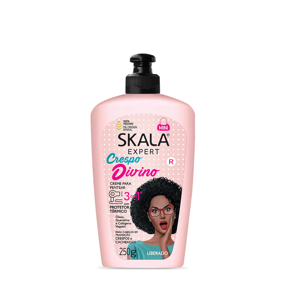 Skala Crema de peinar Crespo divino 3 en 1 1