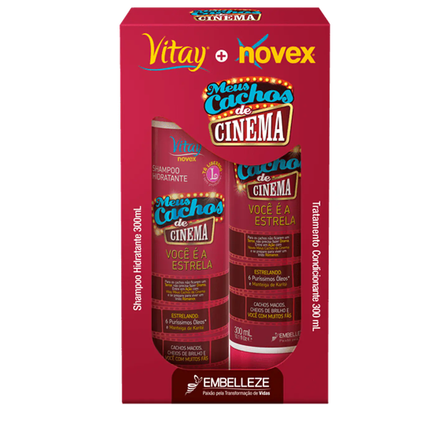 Novex Cinema Kit Shampoo y Acondicionador 1