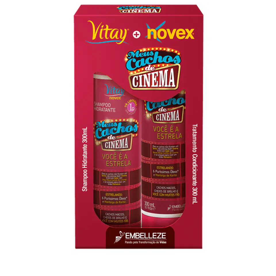 Novex Cinema Kit Shampoo y Acondicionador 1
