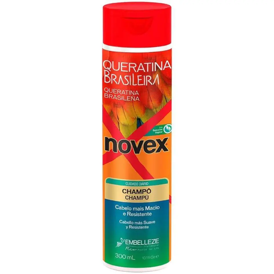 Novex Queratina Brasilera Shampoo 300ml 1