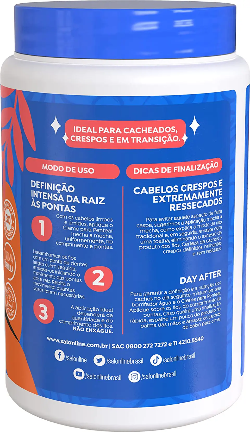 Salon Line Hidratacion Profunda Crema de peinar 1 Kilo 2