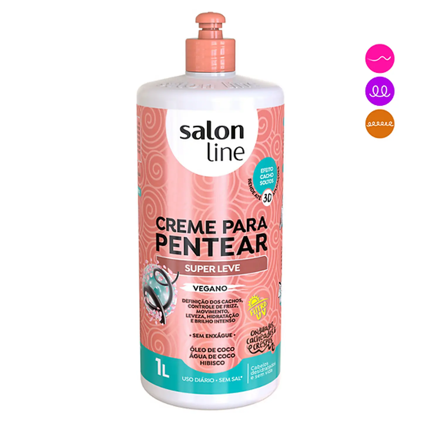 Salon Line Super Leve Crema de peinar 1 Litro 1