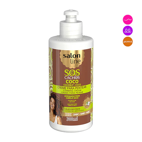 Salon Line SOS Cachos Coco Crema de peinar 300 ML