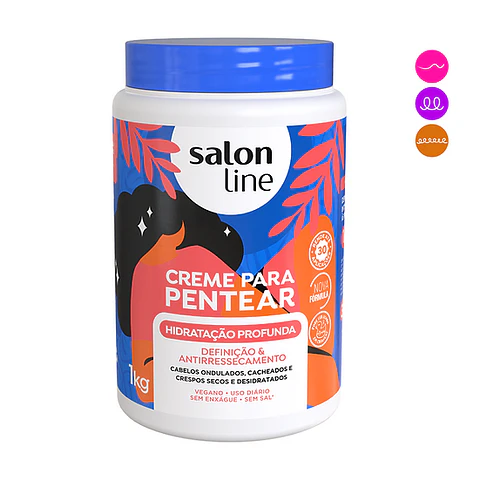 Salon Line Hidratacion Profunda Crema de peinar 1 Kilo