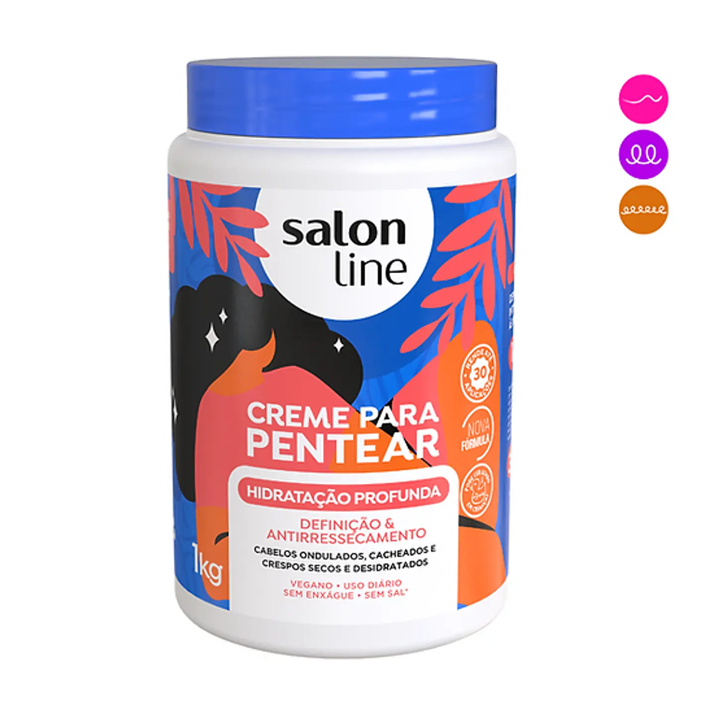 Salon Line Hidratacion Profunda Crema de peinar 1 Kilo 1