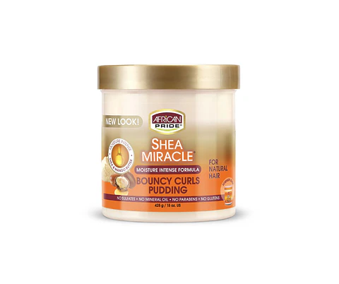 African Pride Bouncy Curls Pudding Shea Miracle