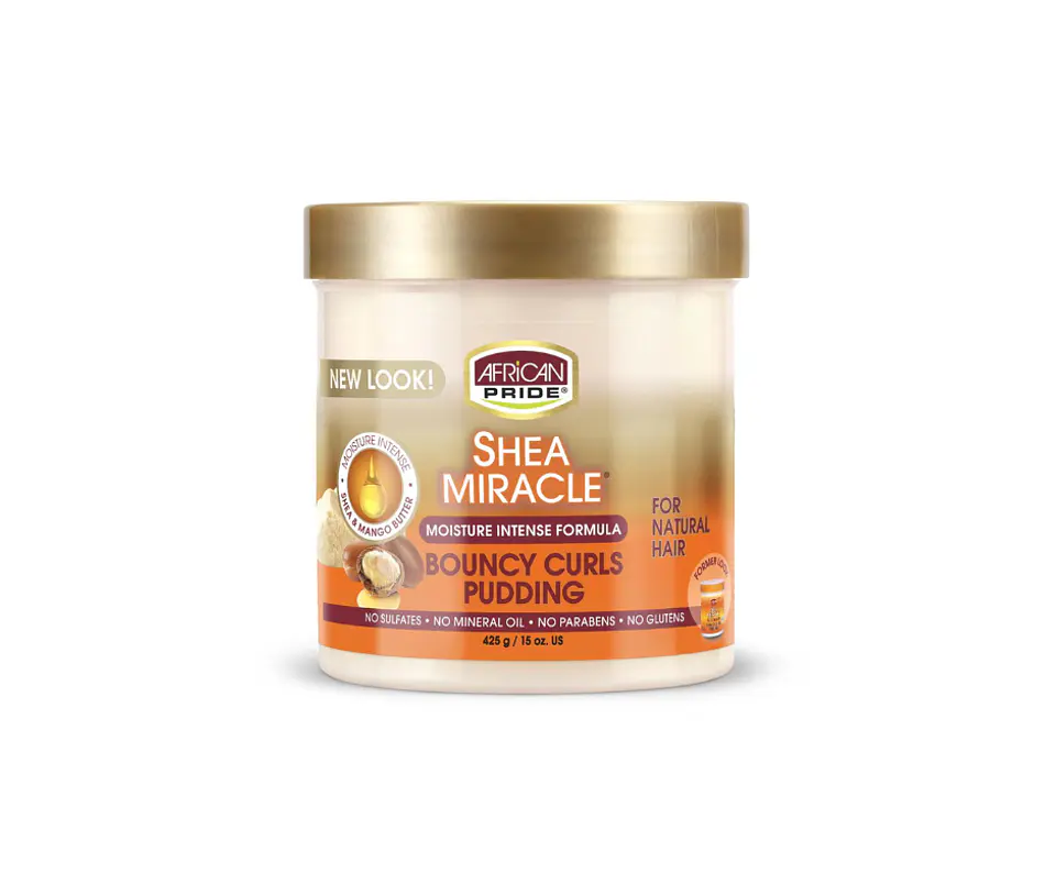 African Pride Bouncy Curls Pudding Shea Miracle 1