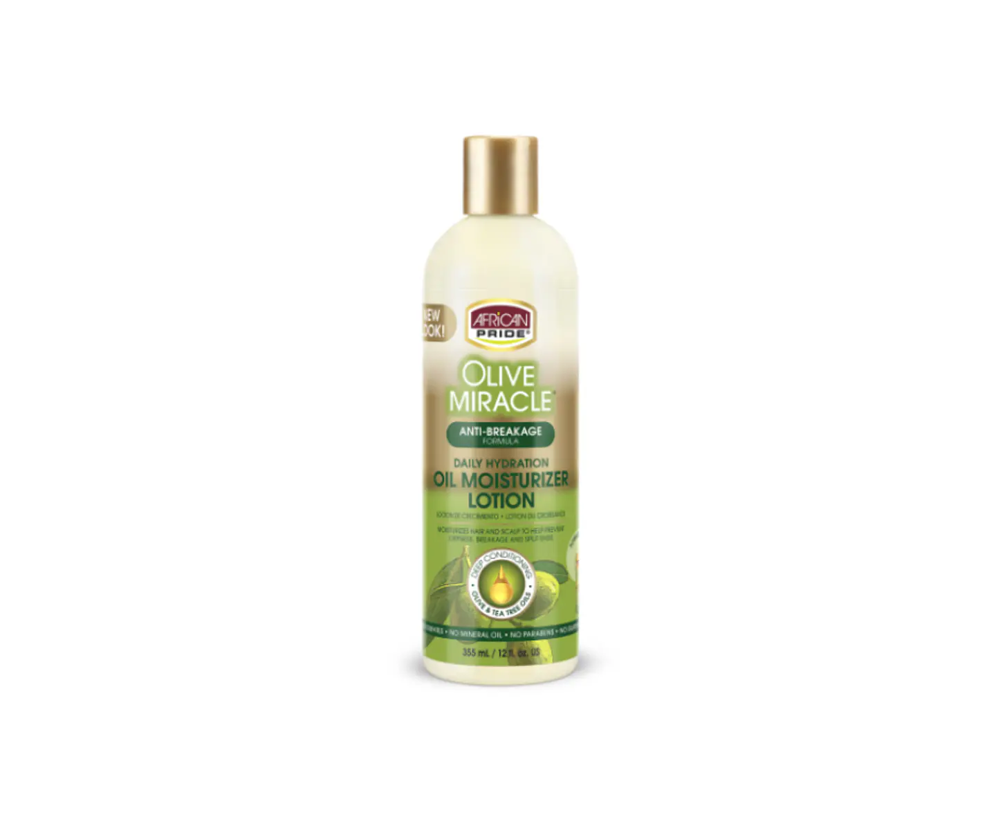 African Pride  Oil Moisturizing Lotion Oliva Miracle  1