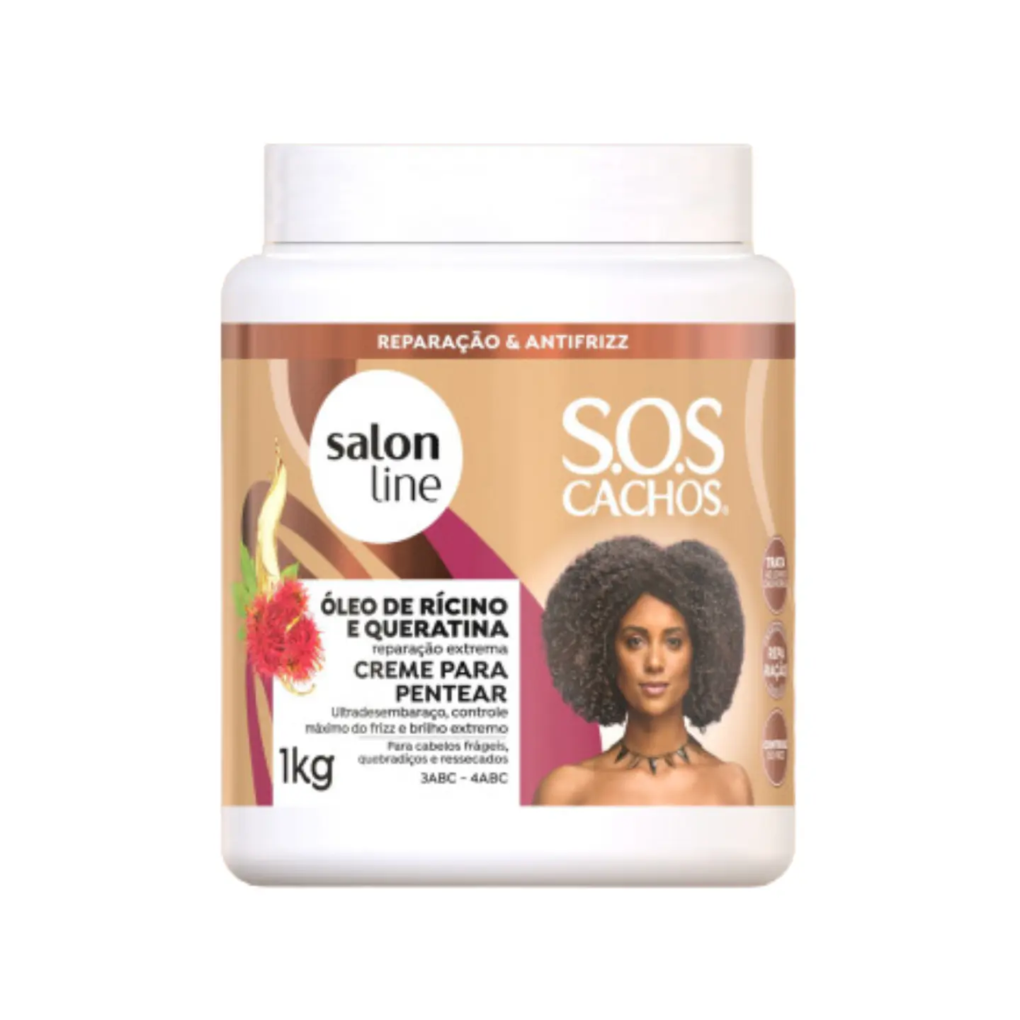 SALON LINE SOS CACHOS OLEO RICINO Y QUERATINA 3
