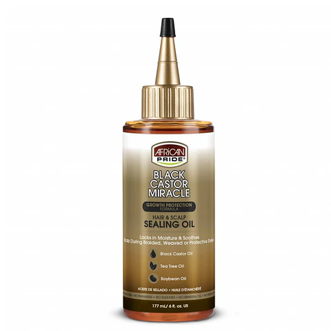 AFRICAN PRIDE BLACK CASTOR MIRACLE SEALING OIL 177ML