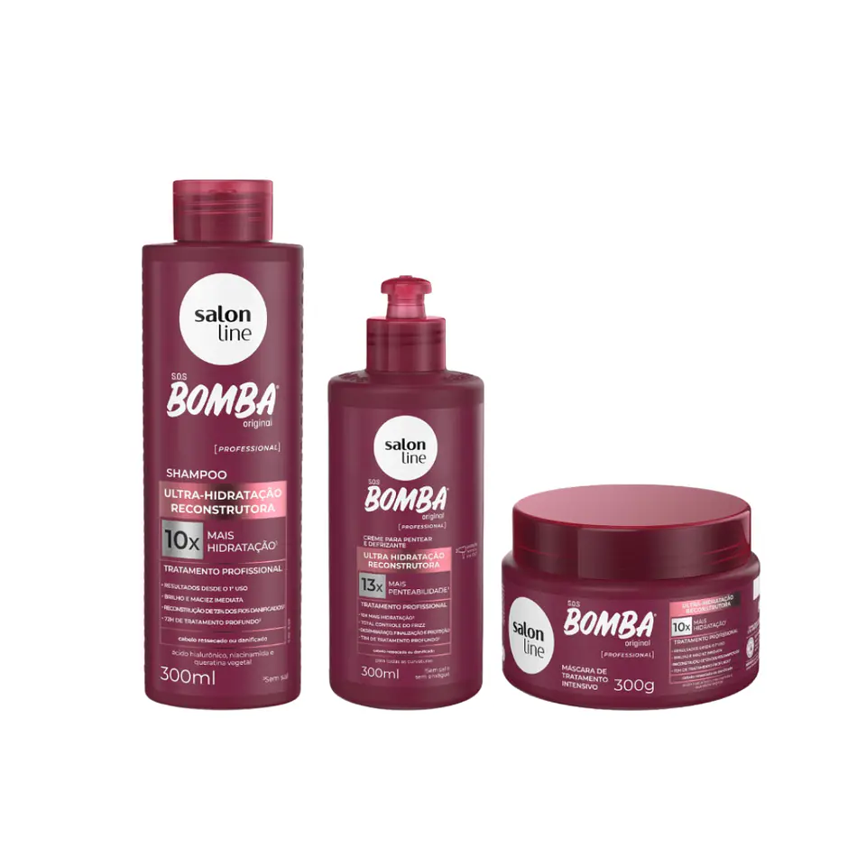 Salon Line SOS Bomba Ultra-Hidratação Reconstrutora  1
