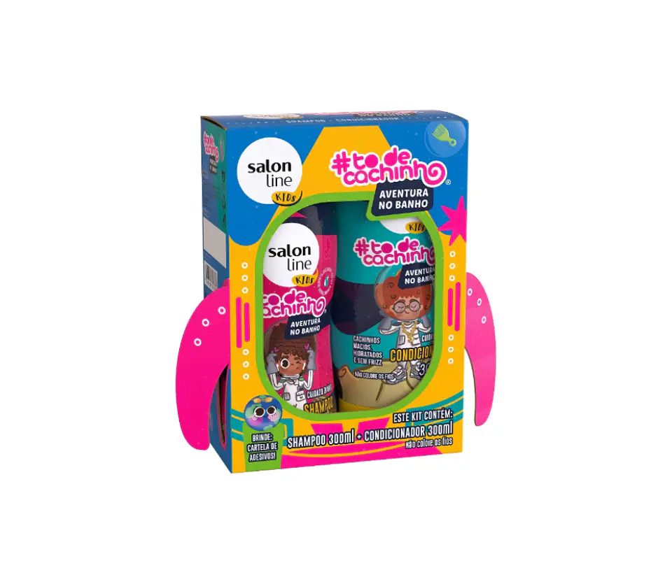 Kit Shampoo y  Acondicionador #todecachinho Kids 1