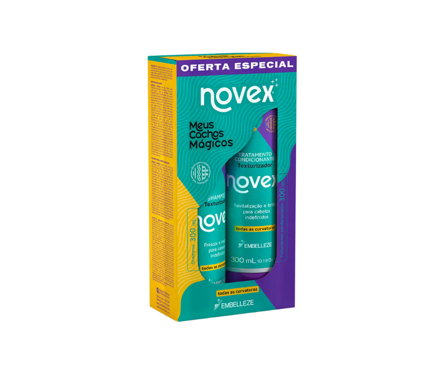 Novex Meus Cachos Kit Shampoo y Acondicionador 1