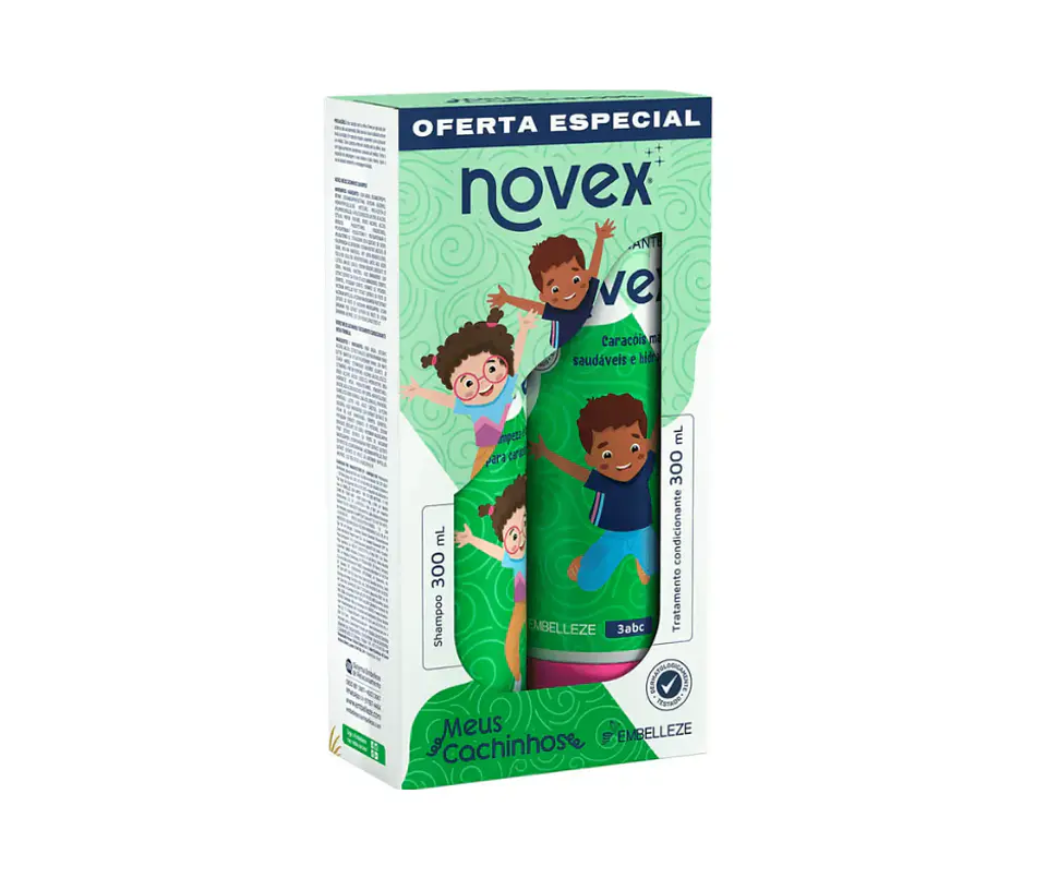 Novex Meus Cachinhos Kit Shampoo y Acondicionador  1